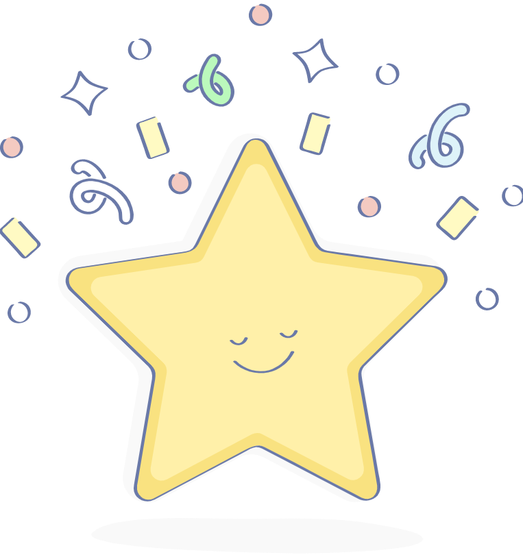 Happy Star Illustration