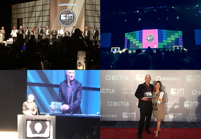 Freightera wins TIA for Excellence in Product Innovation. 2016 Technology Impact Awarda gala at the Vancouver Convention Center.