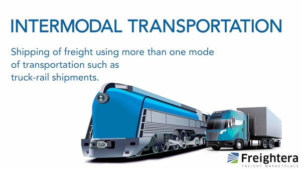 Intermodal transportation definition and illustration