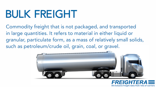 Bulk Freight definition and illustration
