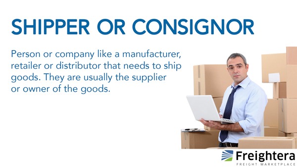Shipper or Consignor definition and illustration