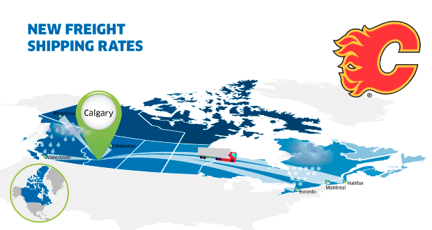 New freight rates Calgary Canada