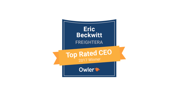 Eric Beckwitt: Owler's Top CEO winner Freightera