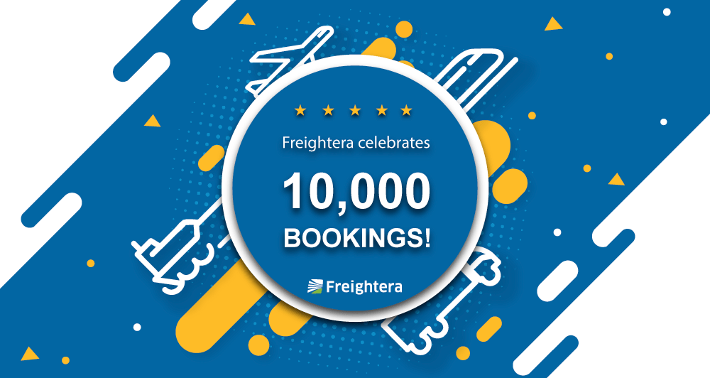 Freightera celebrates 10,000th booking!