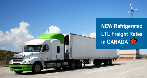 Freightera LTL Reefer Rates in Canada