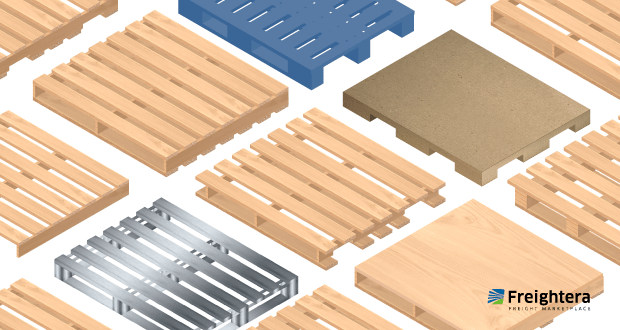 Pallet types, from wood to plastic, metal, presswood and more