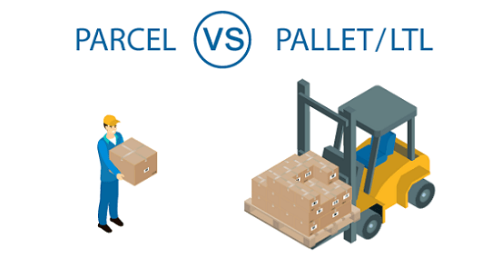 Parcel vs LTL Pallet Freight Shipping Freightera
