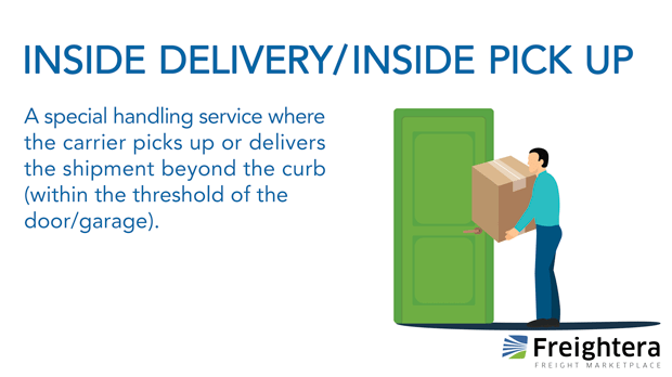 Inside Delivery Inside Pick Up Freightera Glossary Freight Definition