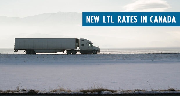 New LTL Freight Rates Canada