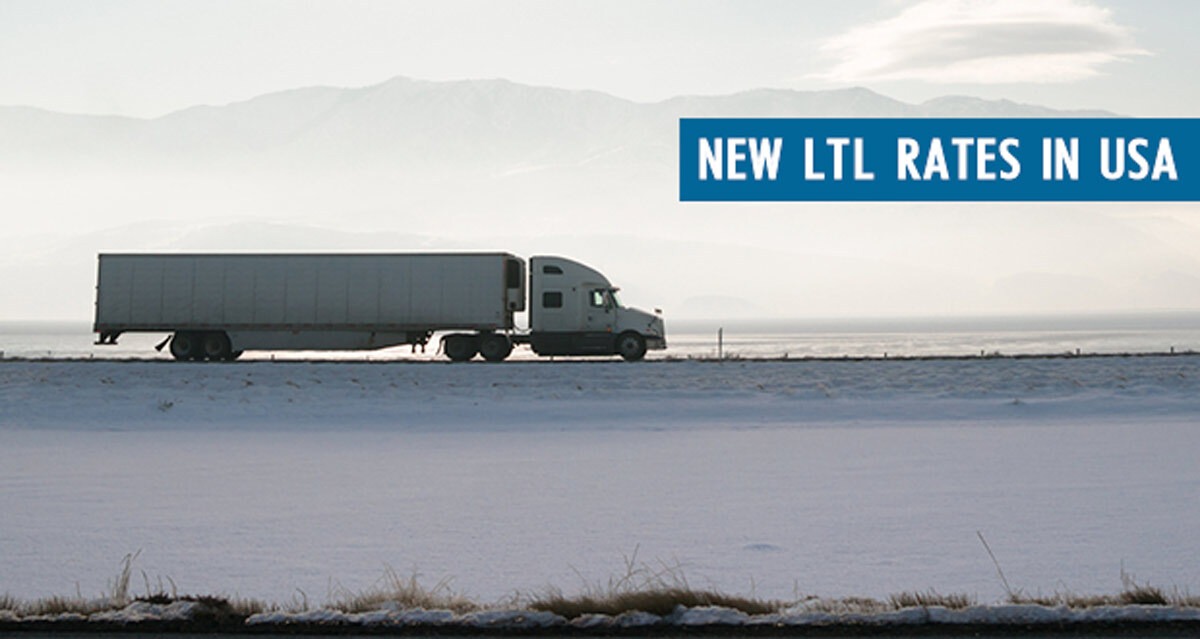 New LTL Rate Update in USA truck image