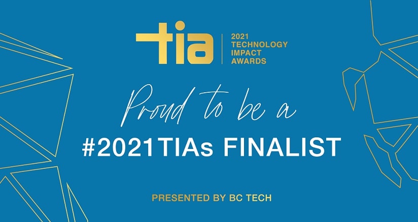 Proud to be a TIA awards finalist card