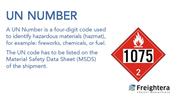 UN Number definition and illustration