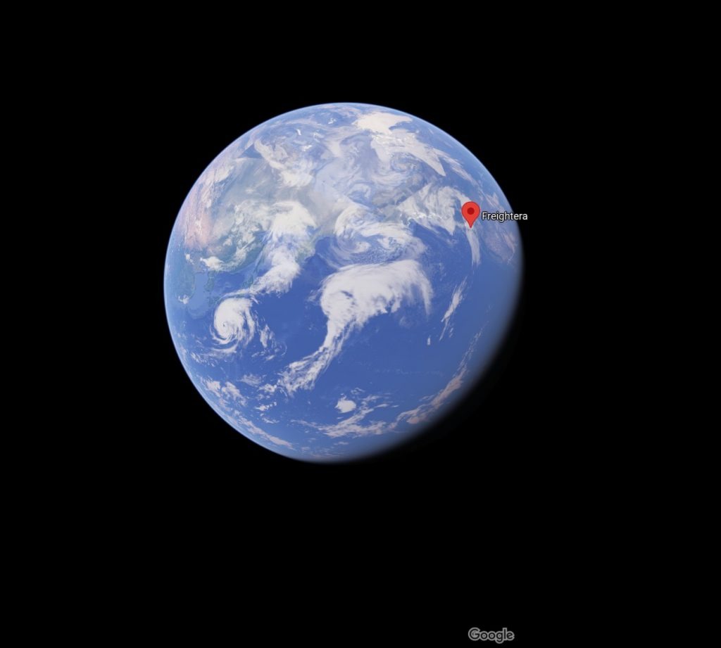 Google earth pin of Freightera's location