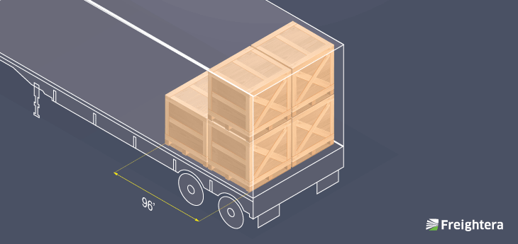 Boxes in a truck illustration