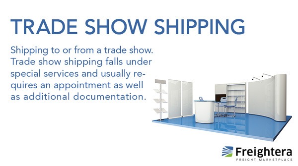 Trade show shipping illustration and definition