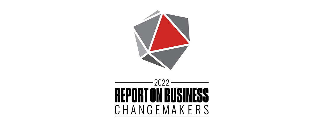 Report on business changemakers logo L