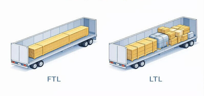 A Freightera illustration of high-cube cargo being shipped